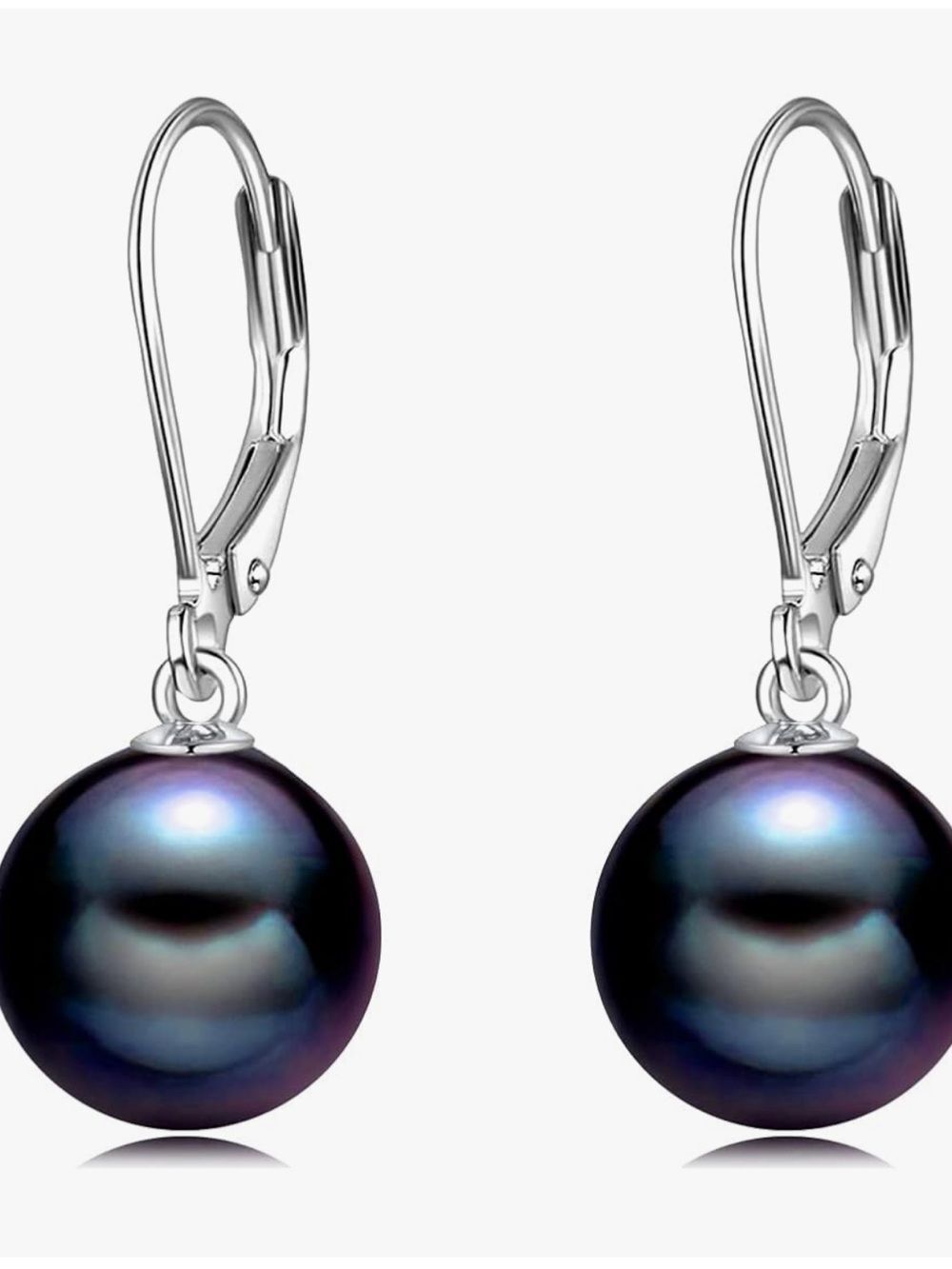 Tahitian  pearl earrings